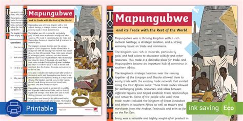  The Rise and Fall of Mapungubwe: Tracing the Echoes of Ancient African Trade Routes